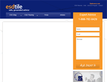 Tablet Screenshot of esdtile.com